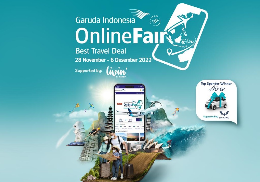 Garuda Indonesia Online Travel Fair 2022 Hadir Lagi, Ada Diskon hingga 80 Persen