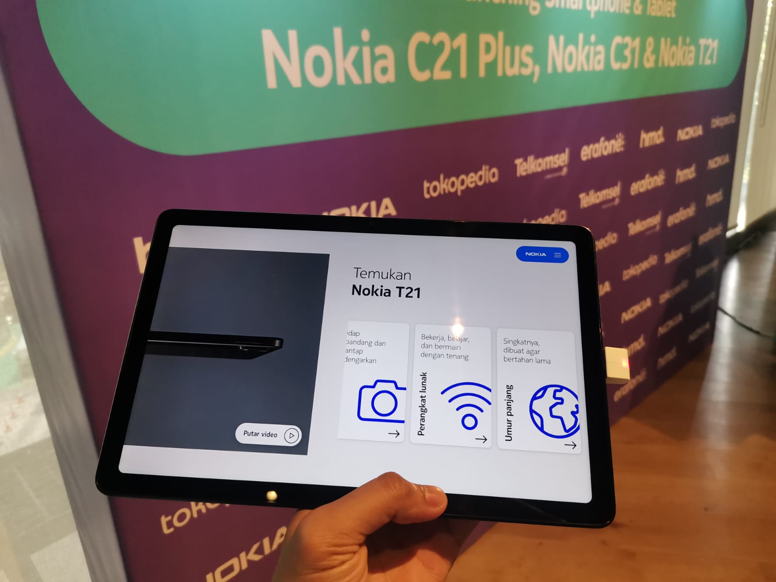 Tablet Nokia T21 Bawa Spesifikasi Keren Harga Pas di Kantong