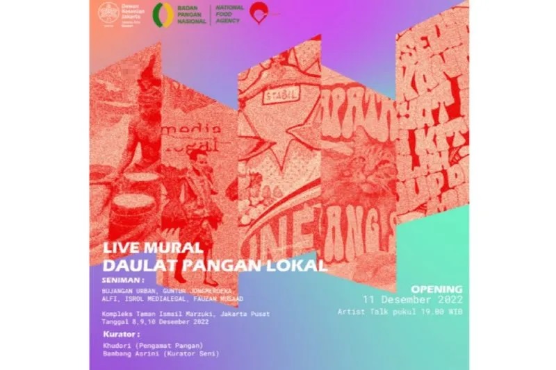 Ingatkan Pentingnya Ketahanan Pangan Lewat 'Live Project Seni Mural'
