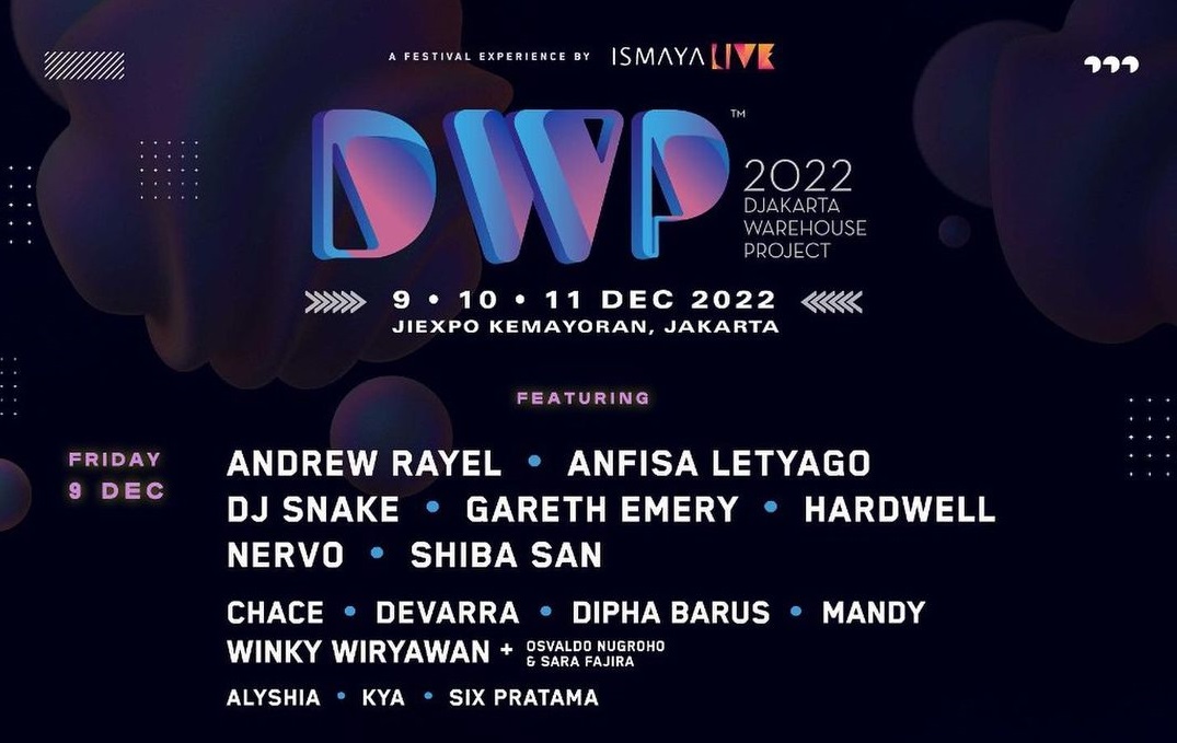 Line Up Djakarta Warehouse Project DWP Day 1, Dibuka Jody MHR