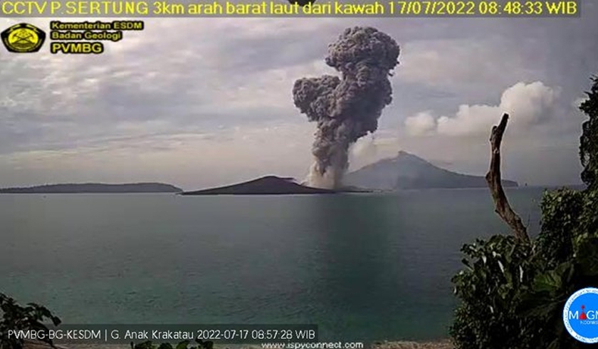 Gunung Anak Krakatau Erupsi, Status Siaga
