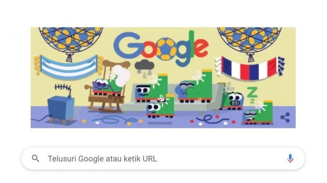 Google Doodle Turut Meriahkan Final Piala Dunia 2022