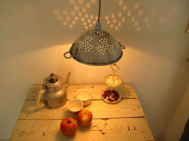 DIY Lampu Hias dari Sangku Nasi Bekas