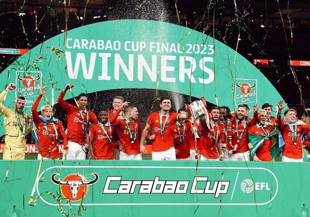 Juara Carabao Cup 2023, Manchester United Buka Puasa Trofi