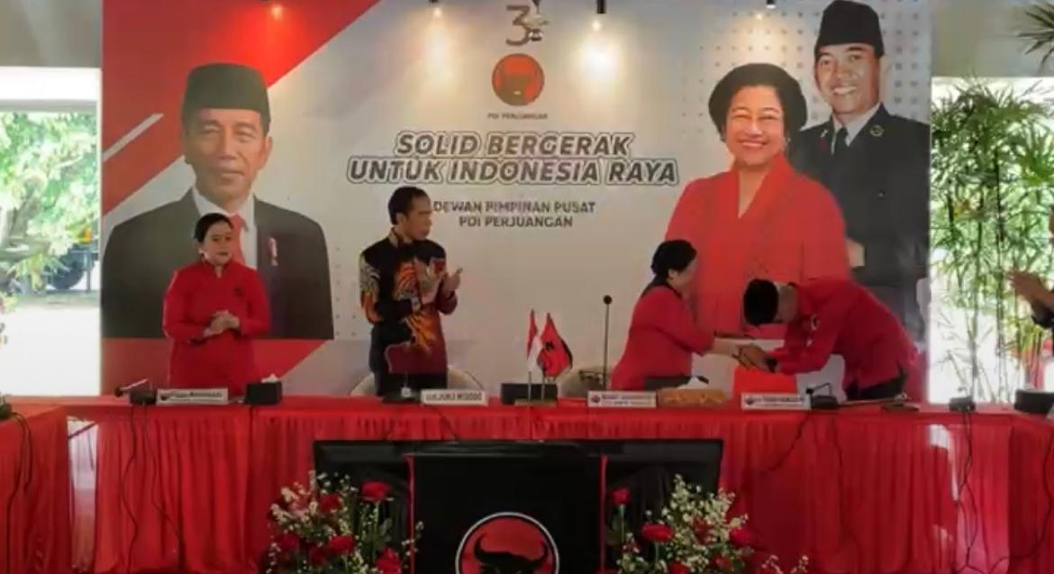 Megawati Umumkan Ganjar Pranowo sebagai Capres dari PDIP