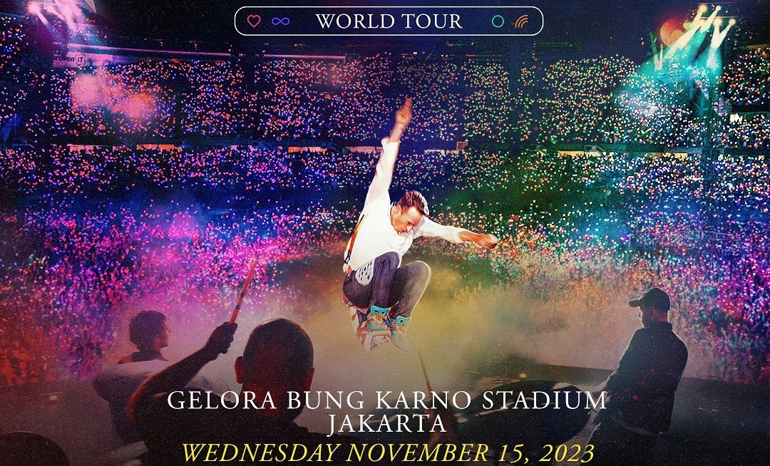 Resmi! Coldplay Konser di Jakarta pada 15 November 2023