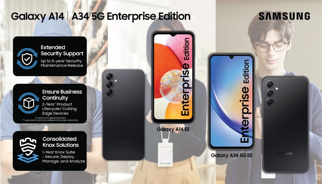 Samsung Rilis Galaxy A14 dan A34 5G Enterprise Edition, Berapa Harganya?