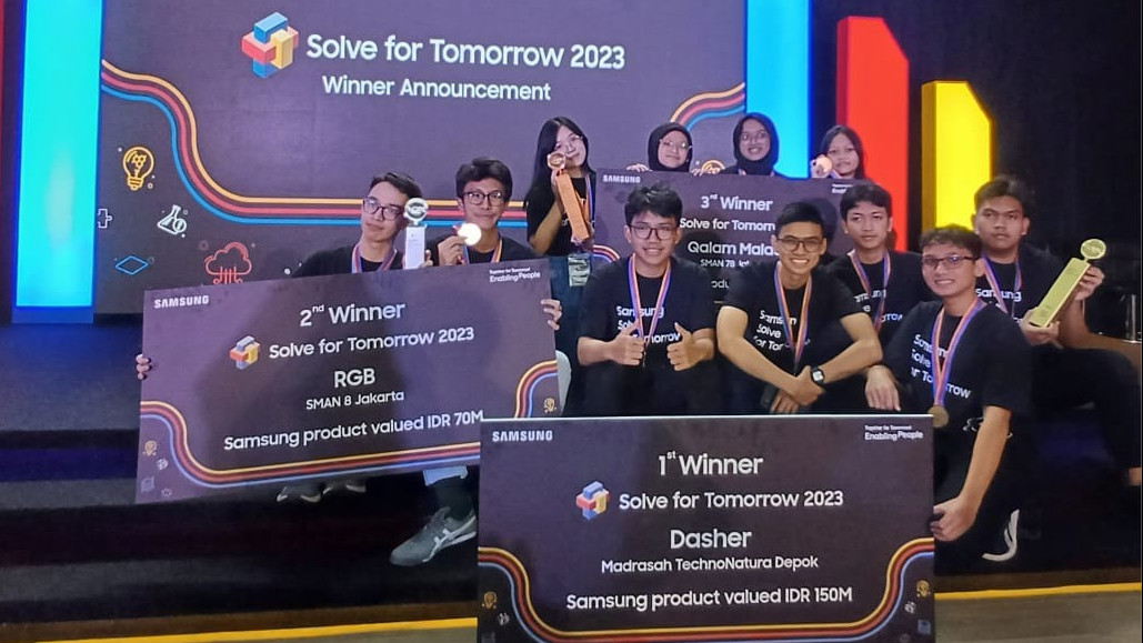 Usung Proyek Energi Listrik Bersih, Tim Madrasah TechnoNatura Depok Juara Kompetisi Inovasi Samsung