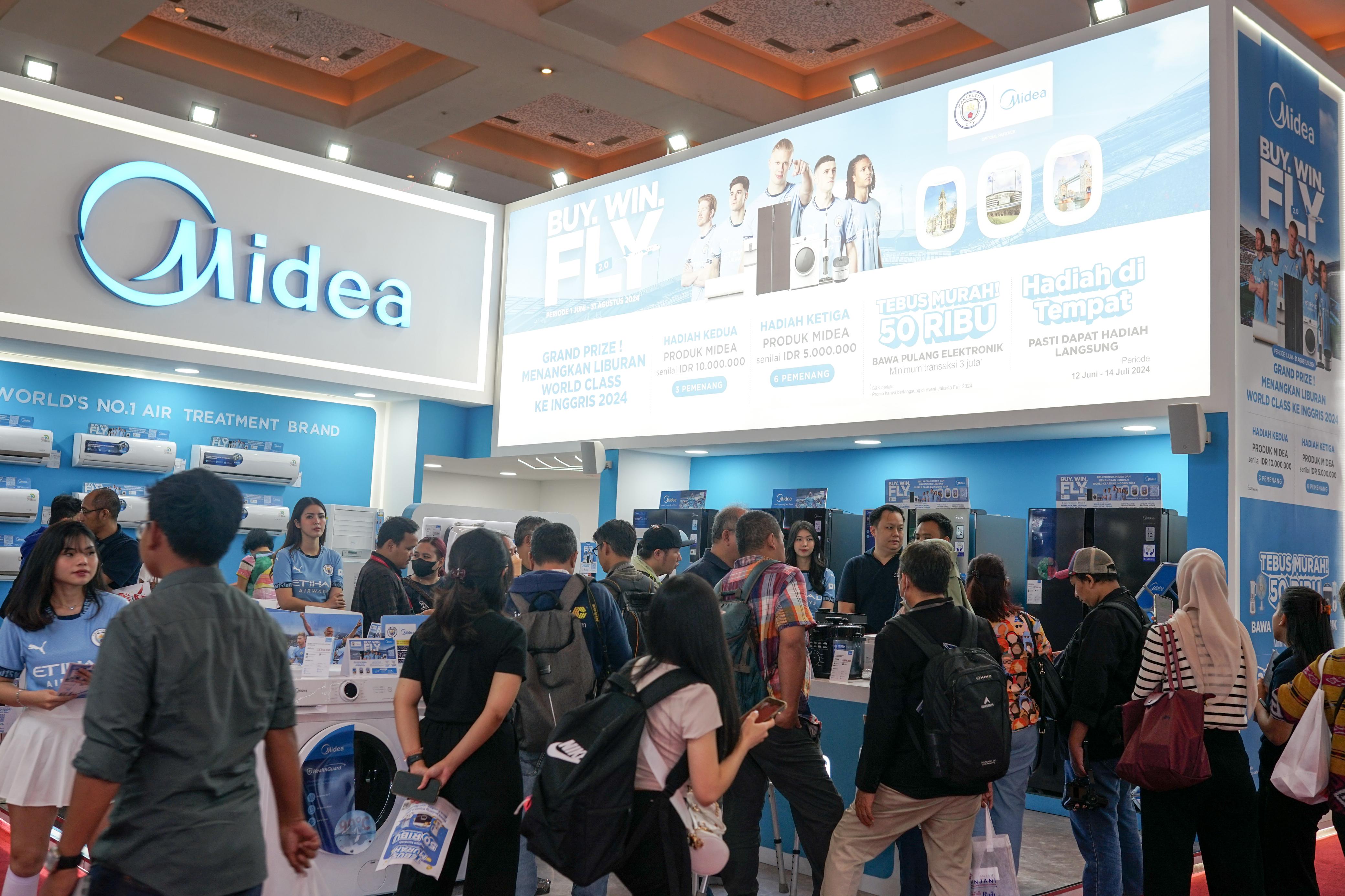 Hadir di PRJ, Midea Tawarkan Hadiah Terbang ke Inggris