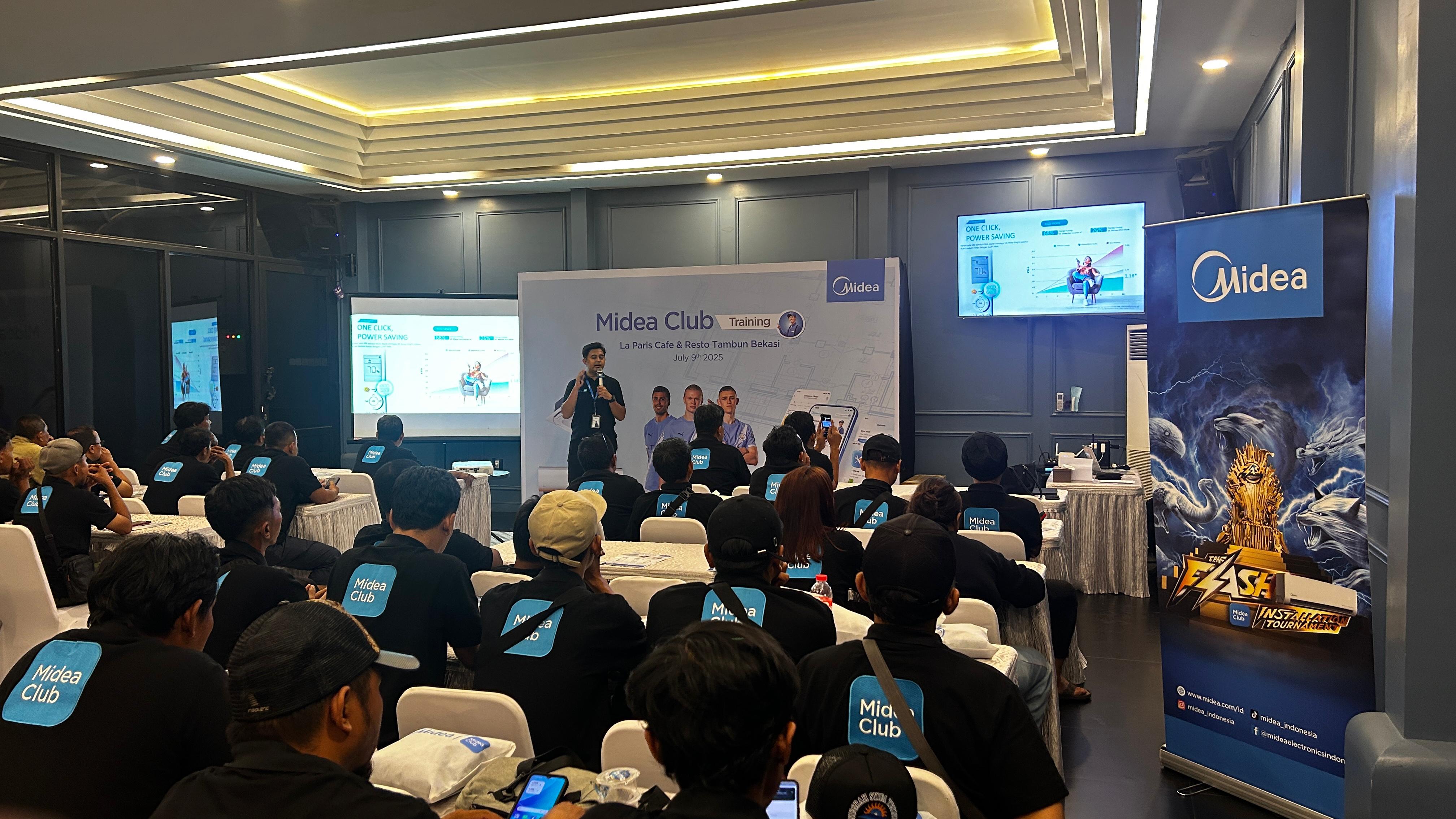 280 Teknisi AC Ramaikan Midea Club Flash Installation Tournament 2025