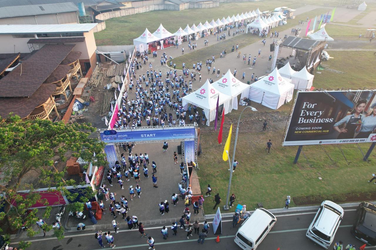 Pharmaphoria Fun Run Meriahkan Hari Apoteker Sedunia 2025 di Tangerang