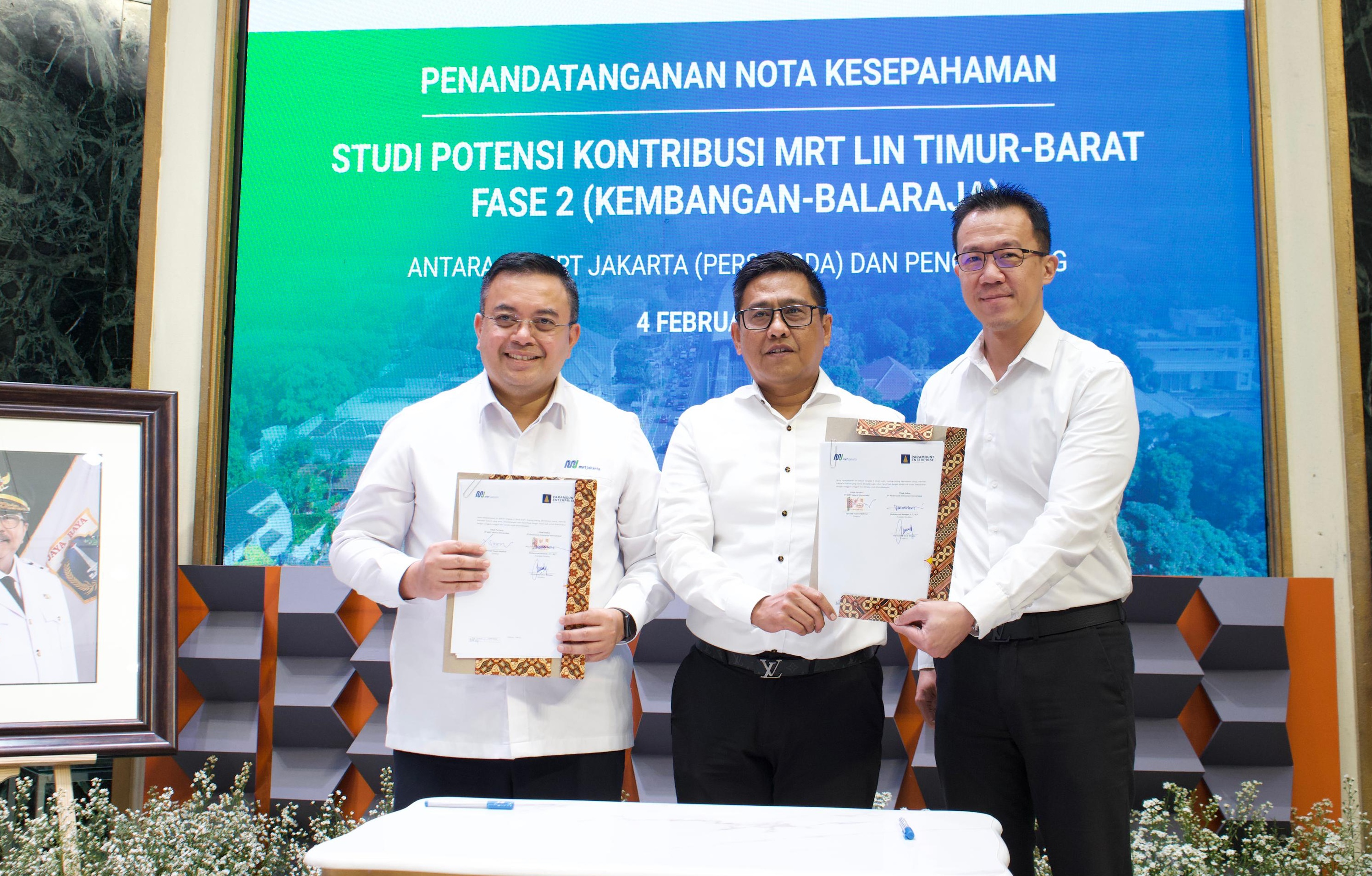 Paramount Land Dukung Pengembangan MRT Jakarta Rute Kembangan–Balaraja