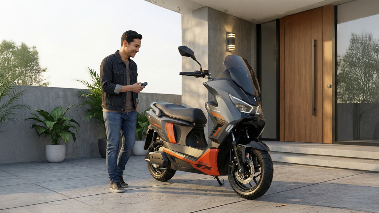 Tips Aman Meninggalkan Motor Listrik saat Mudik Lebaran