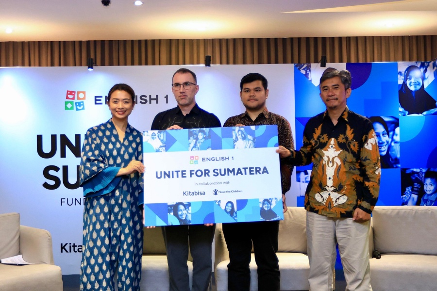 ‘English 1 Unite for Sumatra’ Bantu Ribuan Anak Terdampak Banjir
